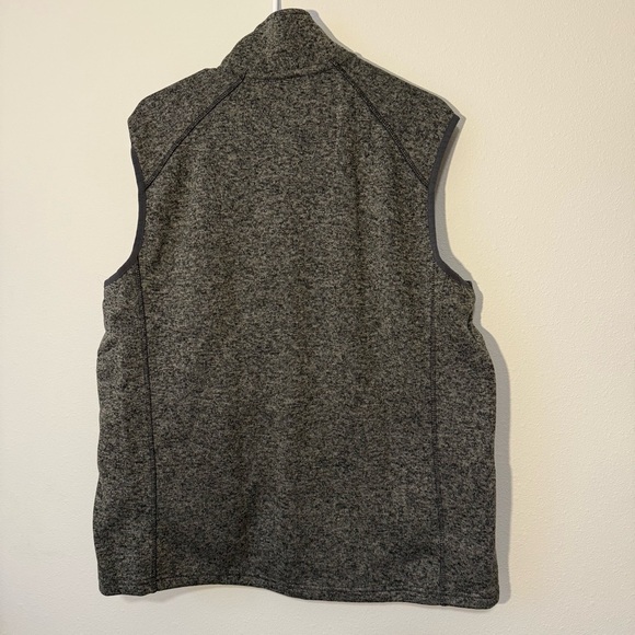 Men’s Grey Taupe Fleece Vest Eddie Bauer - Picture 4 of 4